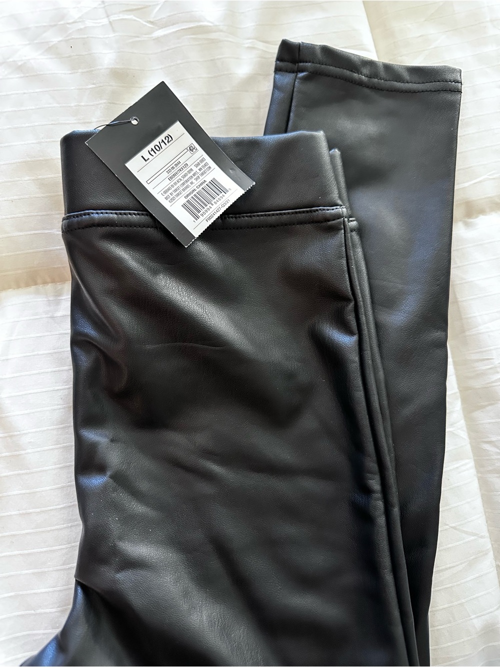 Cat & Jack Black Faux Leather Leggings